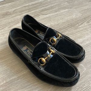 Gucci Horsebit Velvet Loafer